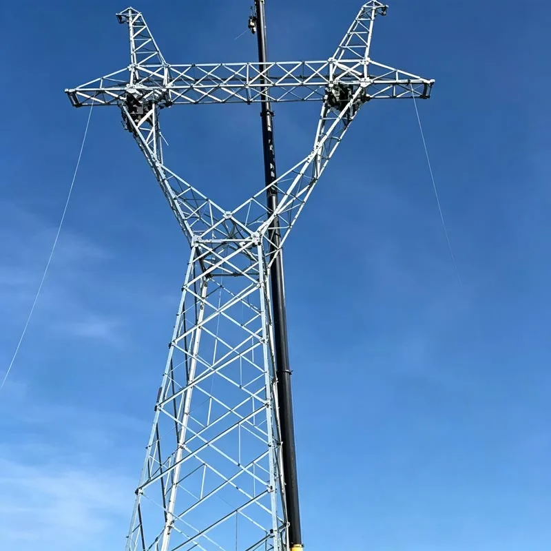 Galvanized Angle Steel ສາຍສົ່ງໄຟຟ້າ Tower