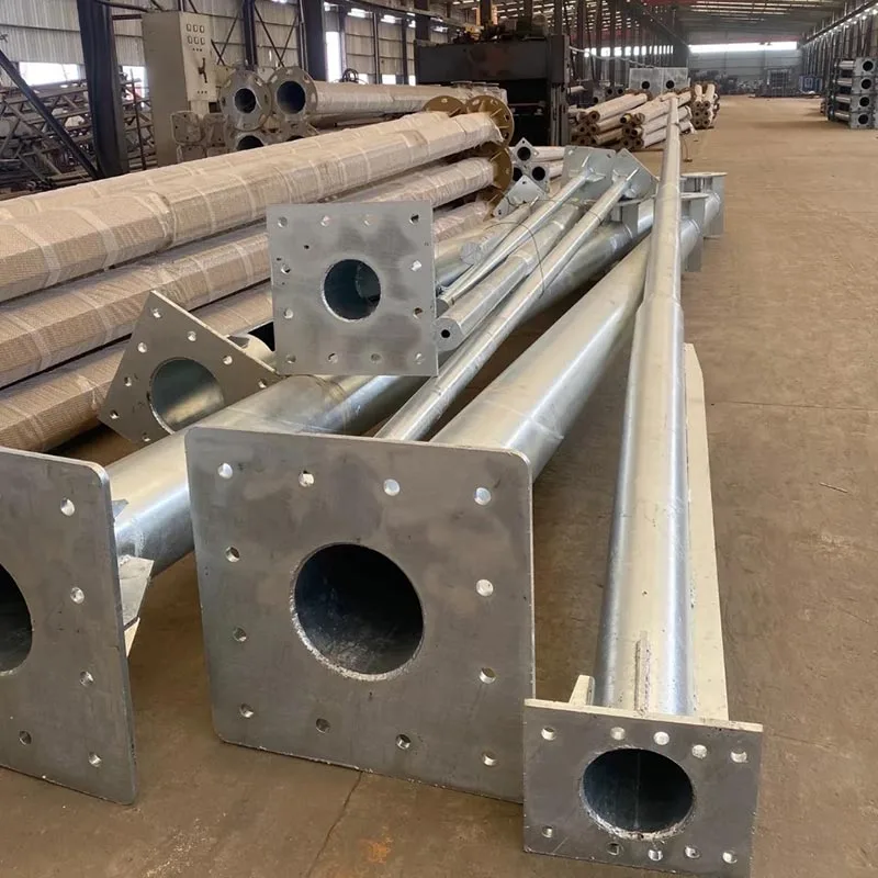 Hot-dip Galvanized Pole ຈະລາຈອນ