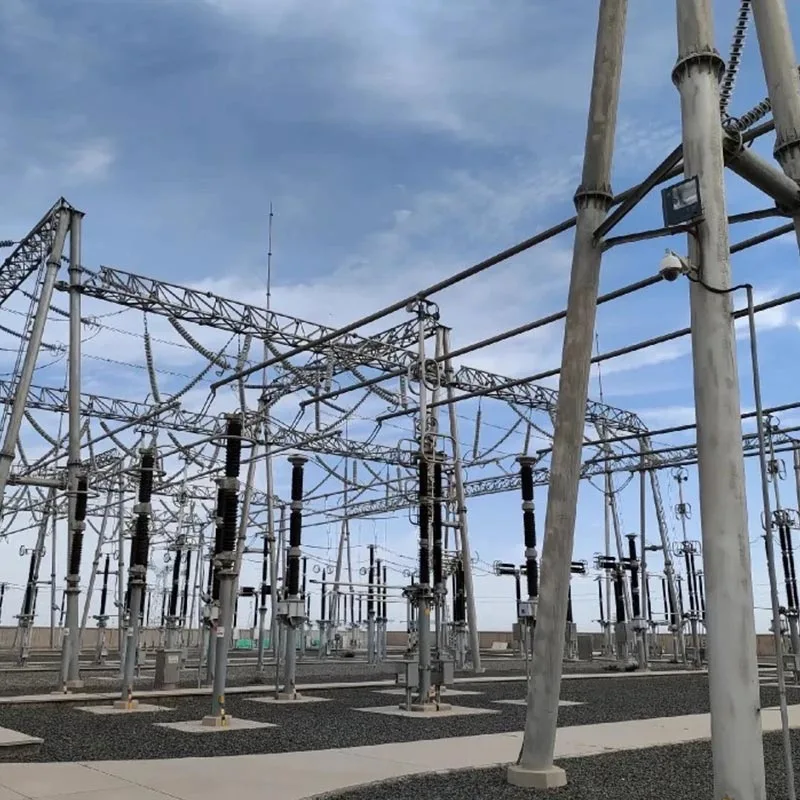 Substation Steel ໂຄງປະກອບການ